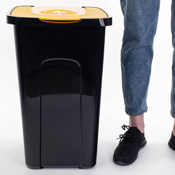KADAX Affaldssorteringsspand 50L Gul Plast