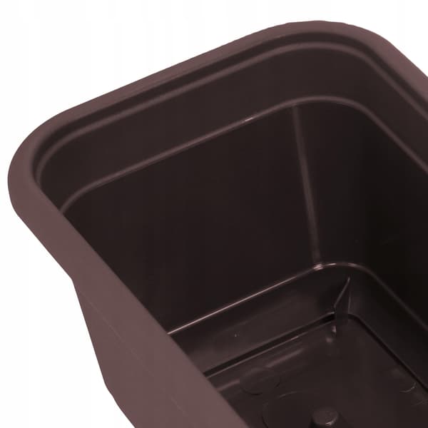 KADAX Balkonkasse 60 cm Urtepotte Urtepotte Balkon Brun