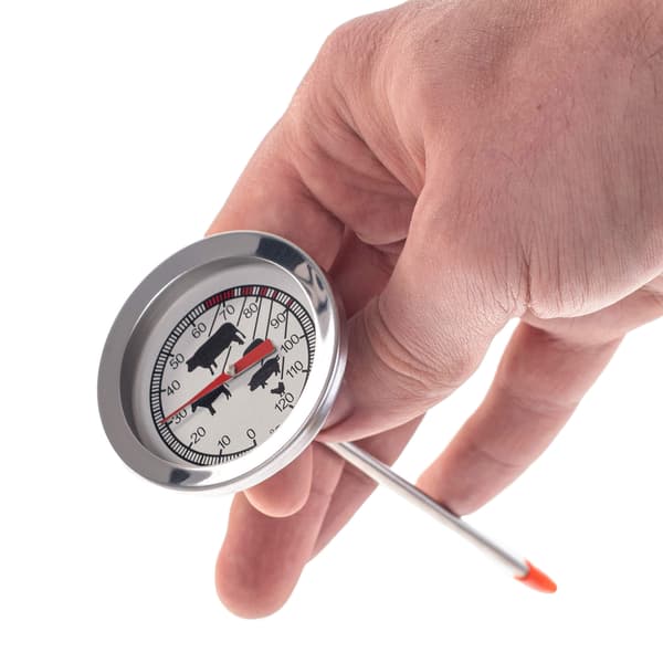 KADAX Kökstermometer för kött, ugn, rökning, grill, stekning, rostfri prob