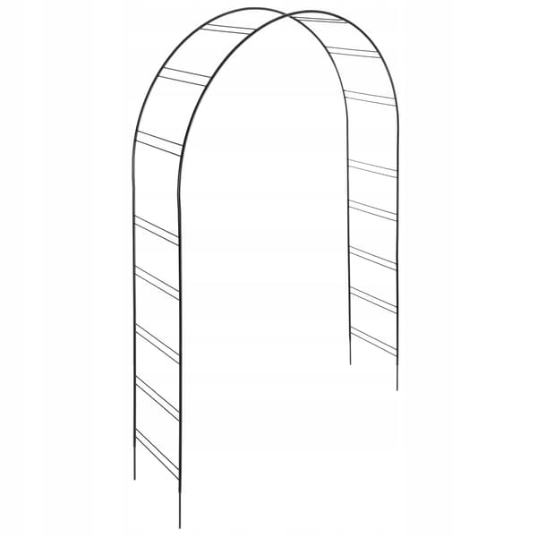 KADAX Havepergola til blomster og roser Metal Blomsterbue 255 cm