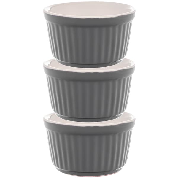 KADAX Bakformar Ramekins Ugnsfast form 9 cm Skålar 150 ml 3 st