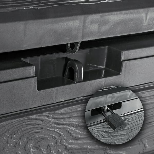 KADAX Haveboks Balkonboks 280L Til Have Balkon Terrasse Antracit