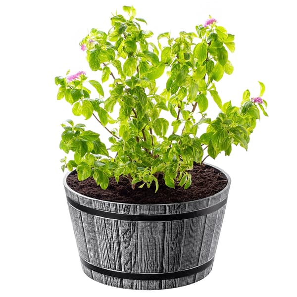 KADAX Urtepotte, Urtepotte, Haveovertræk, Rund, Plastik Blomsterfod, 40cm