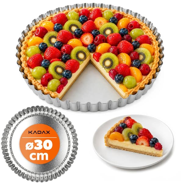 KADAX Pyöreä Tarttumaton Piirakkavuoka 30 cm