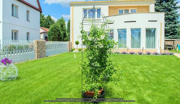 KADAX Havepergola til planter, blomster, obelisk til blomster, klatreplanter, metal, 120 cm