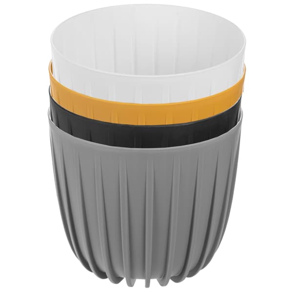 KADAX Urtepotte, Urtepotte, 20 cm Rund, Plast, Sort
