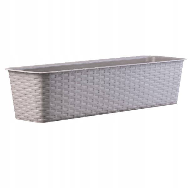 KADAX Balkonkasse 60 cm Urtepotte Urtepotte Balkon Blomsterstander Karamel