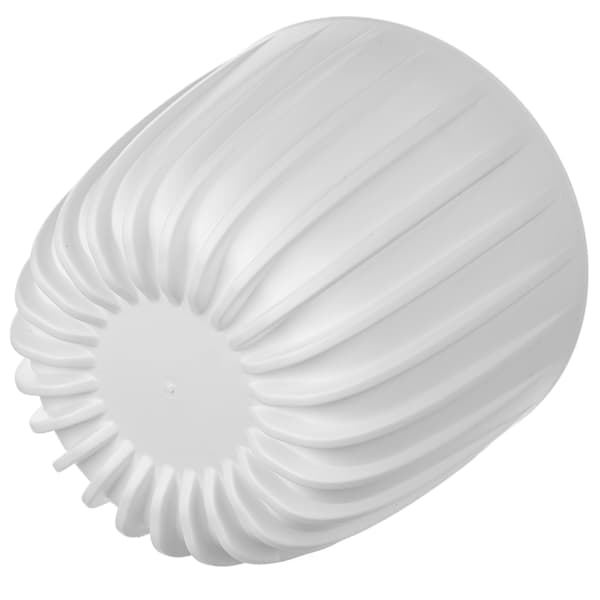 KADAX Urtepotte Urtepottedæksel 16 cm Rund Plastik Blomsterfod Hvid