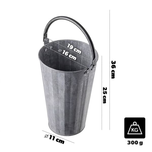 KADAX Donica stalowa 18cm VB15223BZP K16519