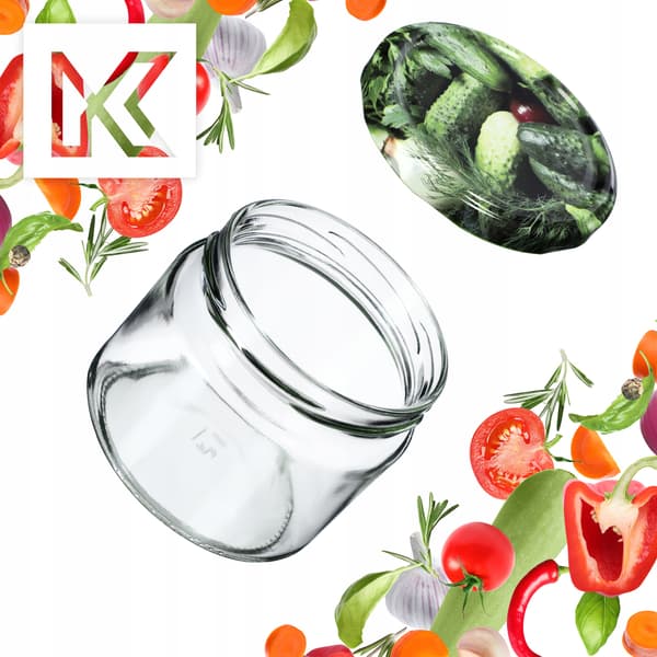 KADAX Sonka purkit 330ml 10kpl 82mm + kannet "Kurkkuja"