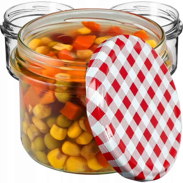 KADAX 10x Jar 235ml + Cap Fi82 Jam Jar