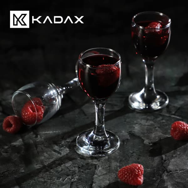 KADAX Glas til Likør, Vodka, Tinkturer 55ml 6 stk. Sæt med glas
