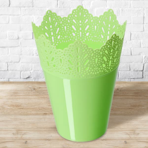 KADAX Blomkruka, Blomkruka, Lock, Hög, Plast, 12 cm, Grön