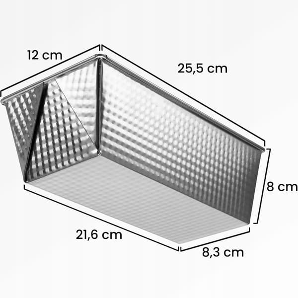 KADAX Bakplåt för bröd, kaka, paté, plåt 25 cm