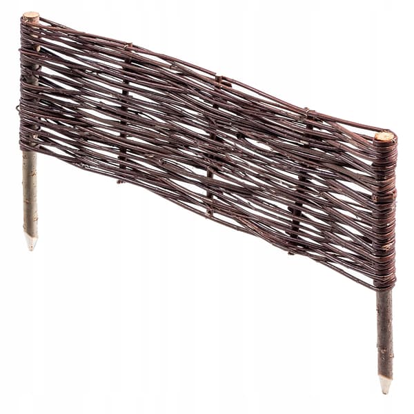 KADAX Trädgårdspalissadkantstängsel 60x30 cm högt staket