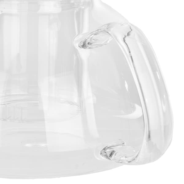 KADAX Värmebeständig glaskanna med örtteinfuser 1,1 l med lock