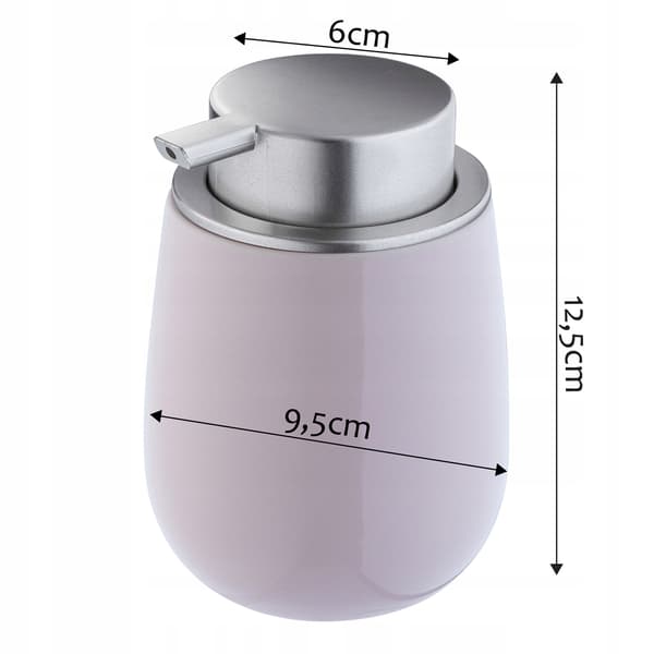 KADAX Tvålpump flytande tvål 400 ml rosa keramik