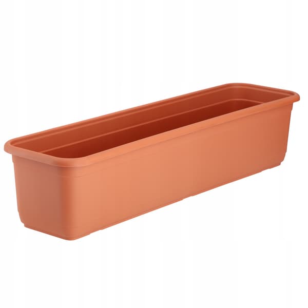 KADAX Balkonkasse 60 cm Urtepotte Urtepotte Balkon Blomsterstander Terrakotta