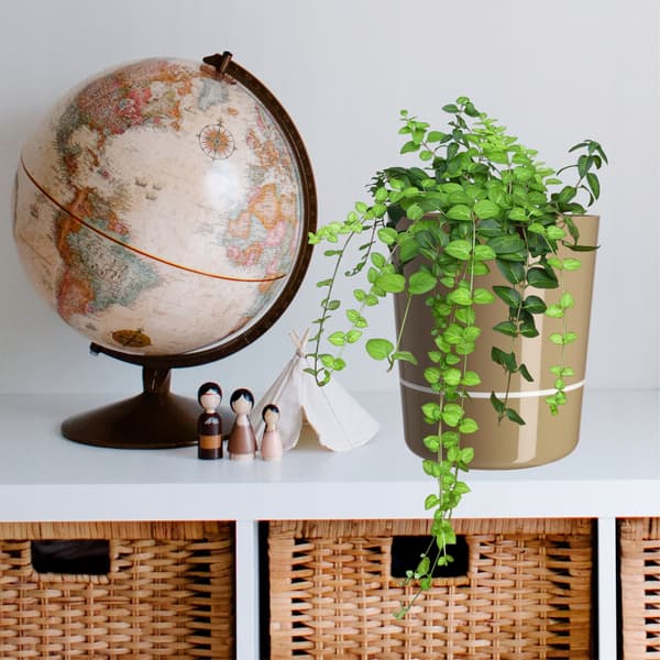 KADAX Urtepottedæksel 25 cm Todelt Plantepotte Plast