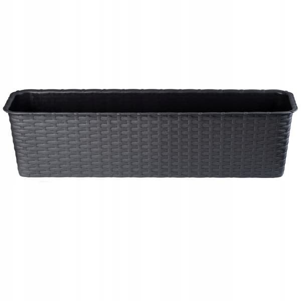 KADAX Balkonkasse 60 cm Urtepotte Urtepotte Balkon Antracit