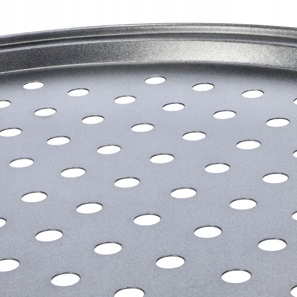 KADAX Rund pizzaplåt 31 cm perforerad plåt
