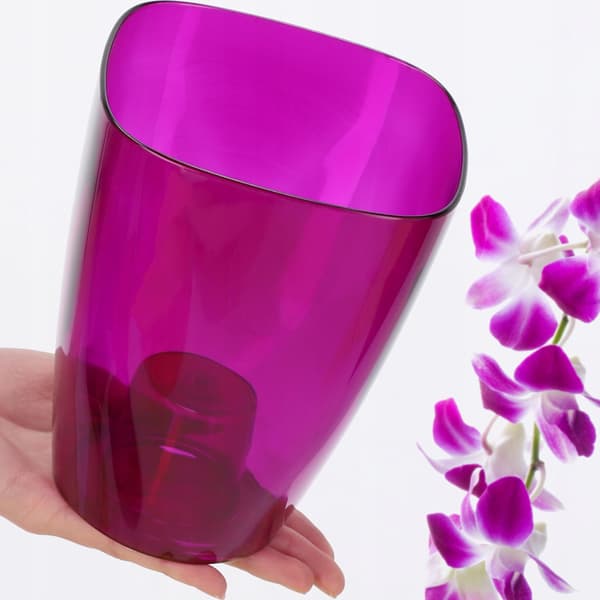 KADAX Urtepotte Orkidé Planter Plastik Urtepotte Lilla 13cm
