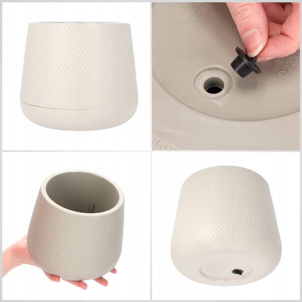 KADAX Blomkruka med blomställning 13 cm korklock beige