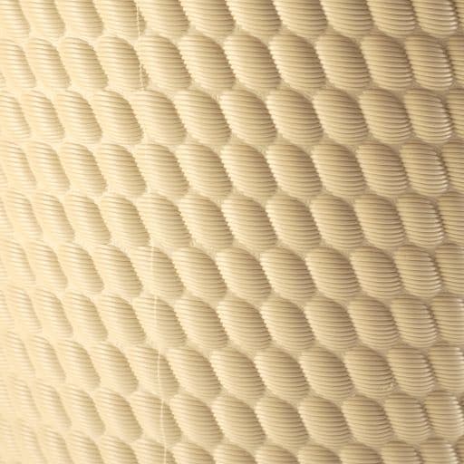 KADAX Urtepotte Plastik Rund 35 cm Beige