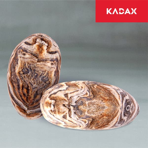 KADAX Dekorativ Pude 38x30 Til Stuen Jasiek Blød Stenform