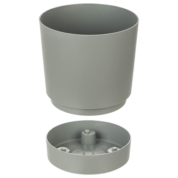 KADAX Urtepotte Urtepotte med Stander Plastik Rund 14,5 cm