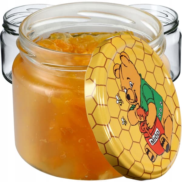 KADAX Sonka purkit 330ml 50kpl 82mm + kansi "Honey"