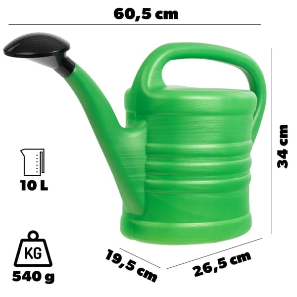 KADAX Home vandkande 10L til vanding af blomster have plastikvander
