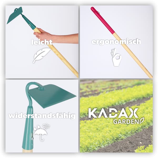 KADAX Havehakke Til Ukrudtsgravning 13,5 cm Dame 140 cm