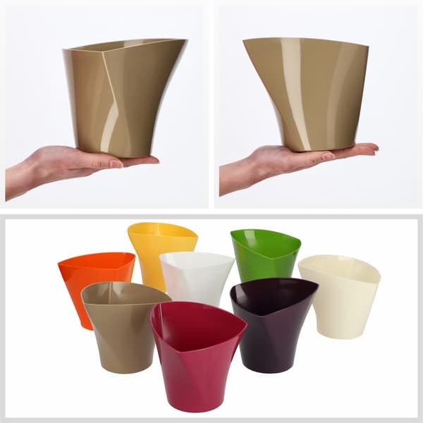 KADAX Urtepotteskjuler 17 cm Til Blomster Asymmetrisk Beige Til Stuen