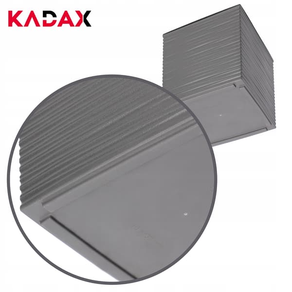 KADAX Urtepotte, Urtepotte, 30 cm, Grå Plastlåg, Med Indsats