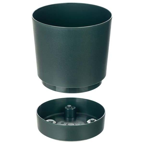 KADAX Urtepotte Urtepotte med Stander Plastik Rund 14,5 cm