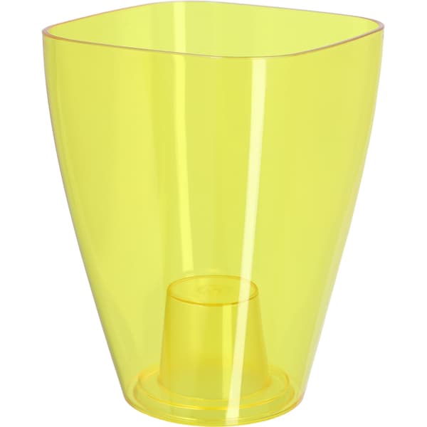 KADAX Urtepotteskjuler til Orkideer, Blomsterstativ, Plastikplanter, Gul, Ensfarvet, 9 cm