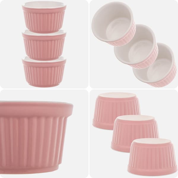 KADAX Bakformar Ramekins Ugnsfast form 9 cm Skålar 150 ml 3 st