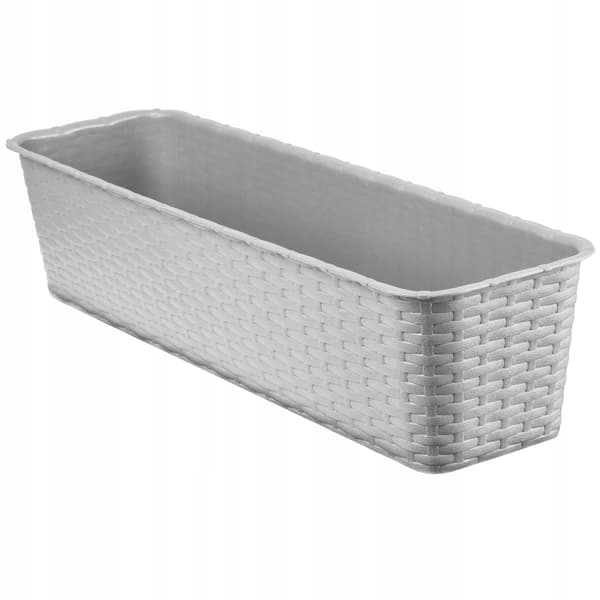 KADAX Balkonkasse 60 cm Urtepotte Urtepotte Balkon Grå