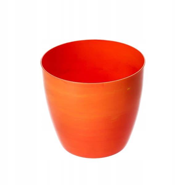 KADAX Urtepottedæksel 18cm Urtepotte til Blomster Orange Marmor Blomsterfod til Stue