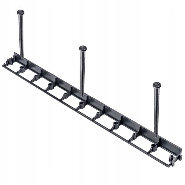 KADAX Gräsmatta Trädgårdskant Plast 4,5 cm + 3 Ankare Set Svart
