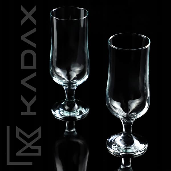 KADAX Glas för Drycker, Cocktails, Öl, Vatten, 370ml, Set om 6