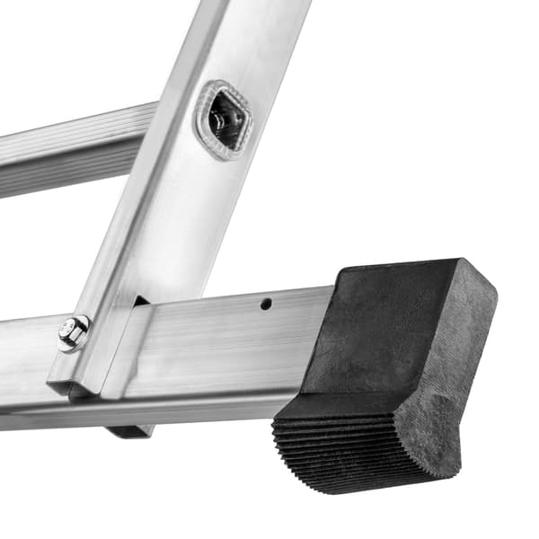 KADAX Mini Aluminium Stillads 2x6 Trin Sammenklappelig Arbejdsplatform Stige 3i1