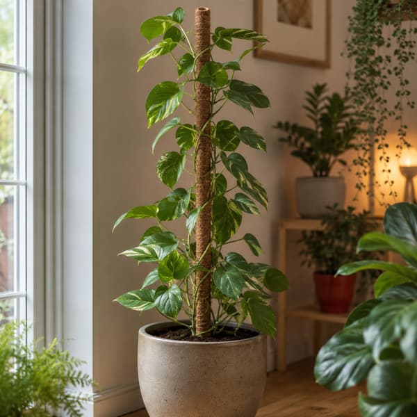 KADAX 3x Blomstöd 120cm Kokospåle 4,5cm Monsterapinne