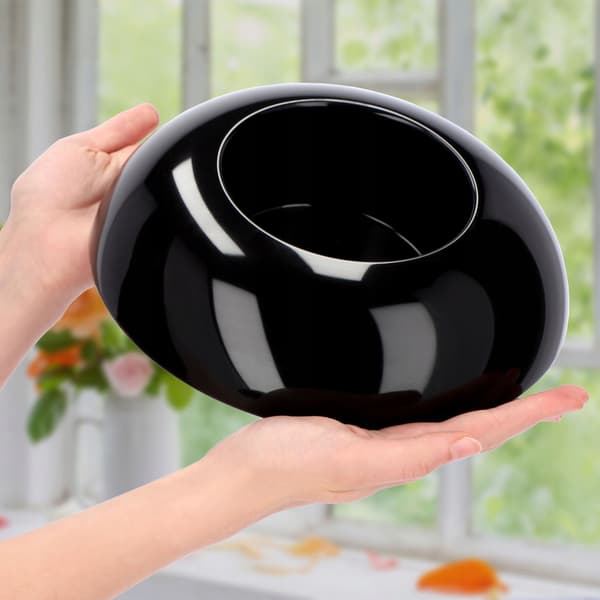 KADAX Urtepotteskjuler til Kompositioner Dekorationer Ikebana Base Sort 12cm