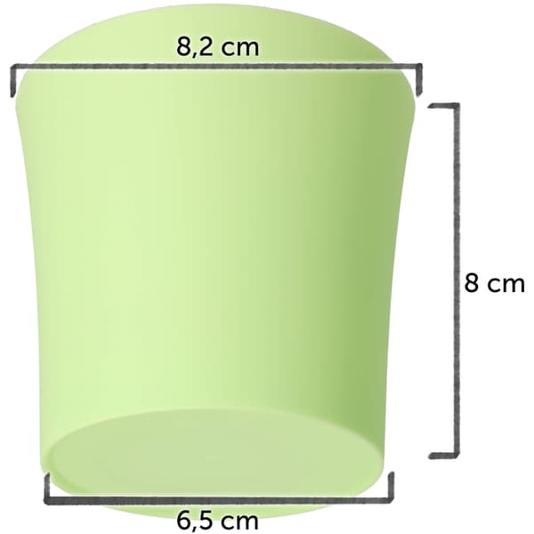 KADAX Ersa kukkaruukku 8 cm pastellinvihreä