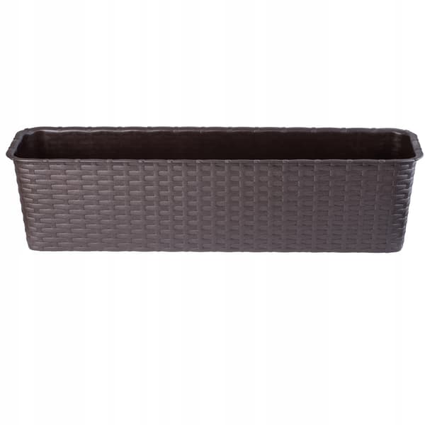 KADAX Balkonkasse 60 cm Urtepotte Urtepotte Balkon Brun