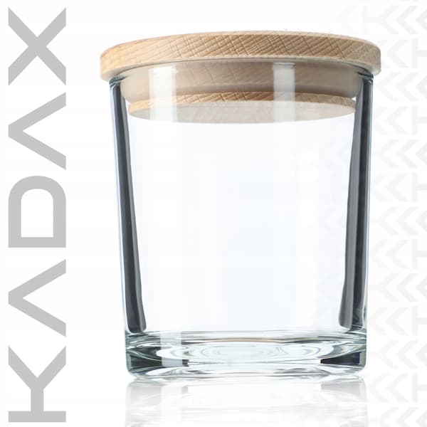 KADAX Madbeholder 245ml Glas Krydderibeholdere Organizer 3 stk