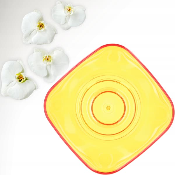 KADAX Urtepotte Orkidé Plantepotte Plastik Orange 13cm