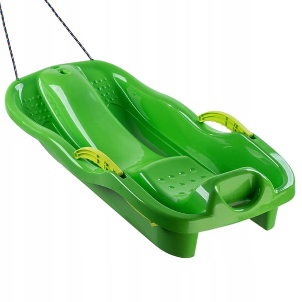 KADAX Bobslide med broms, plast, stor, med snöre